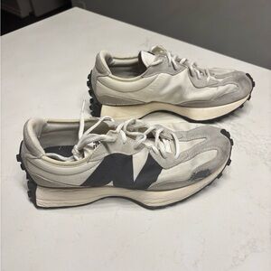 New Balance White and Black Sneakers